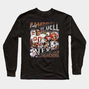 Earl Campbell College Vintage Bootleg Long Sleeve T-Shirt